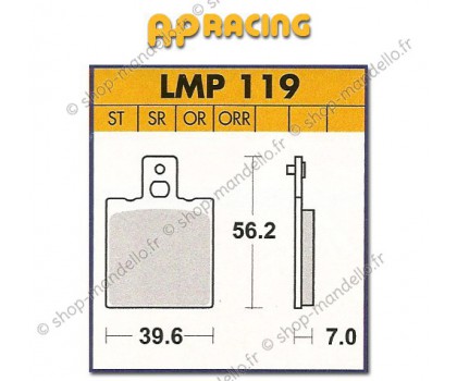 AP Racing LMP119 SR - ARRIERE