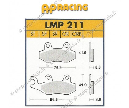 AP Racing LMP211 SR - ARRIERE