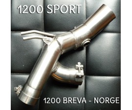 Collecteur d'échappement 1200 Sport, Breva et Norge 2V